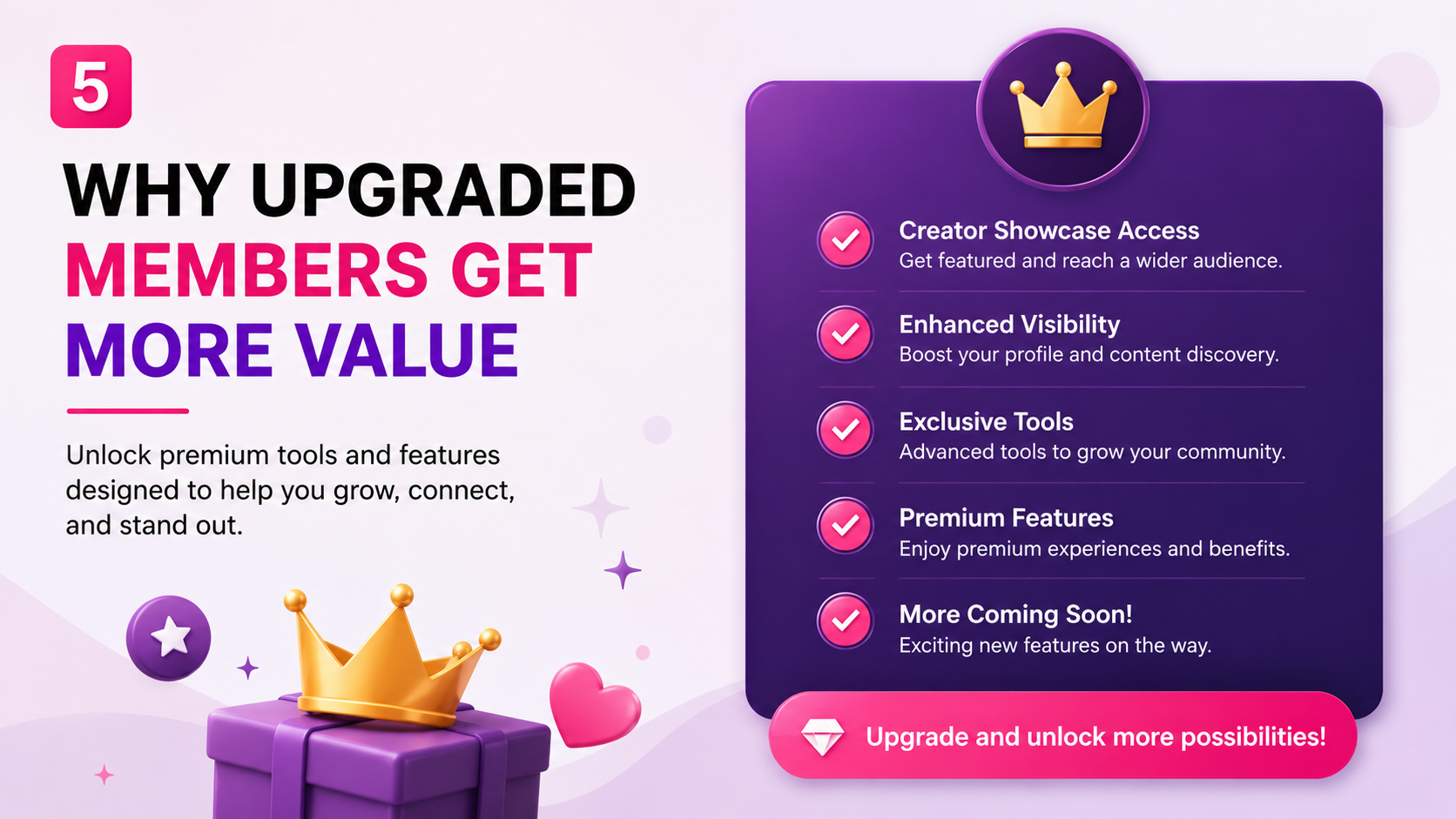 Why Upgraded Members Get More Value